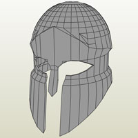 Greek helmet