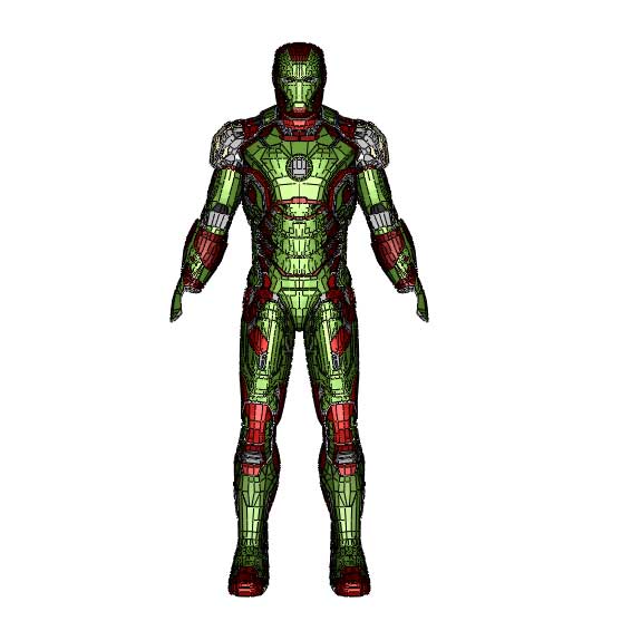 iron man mark 42 pepakura