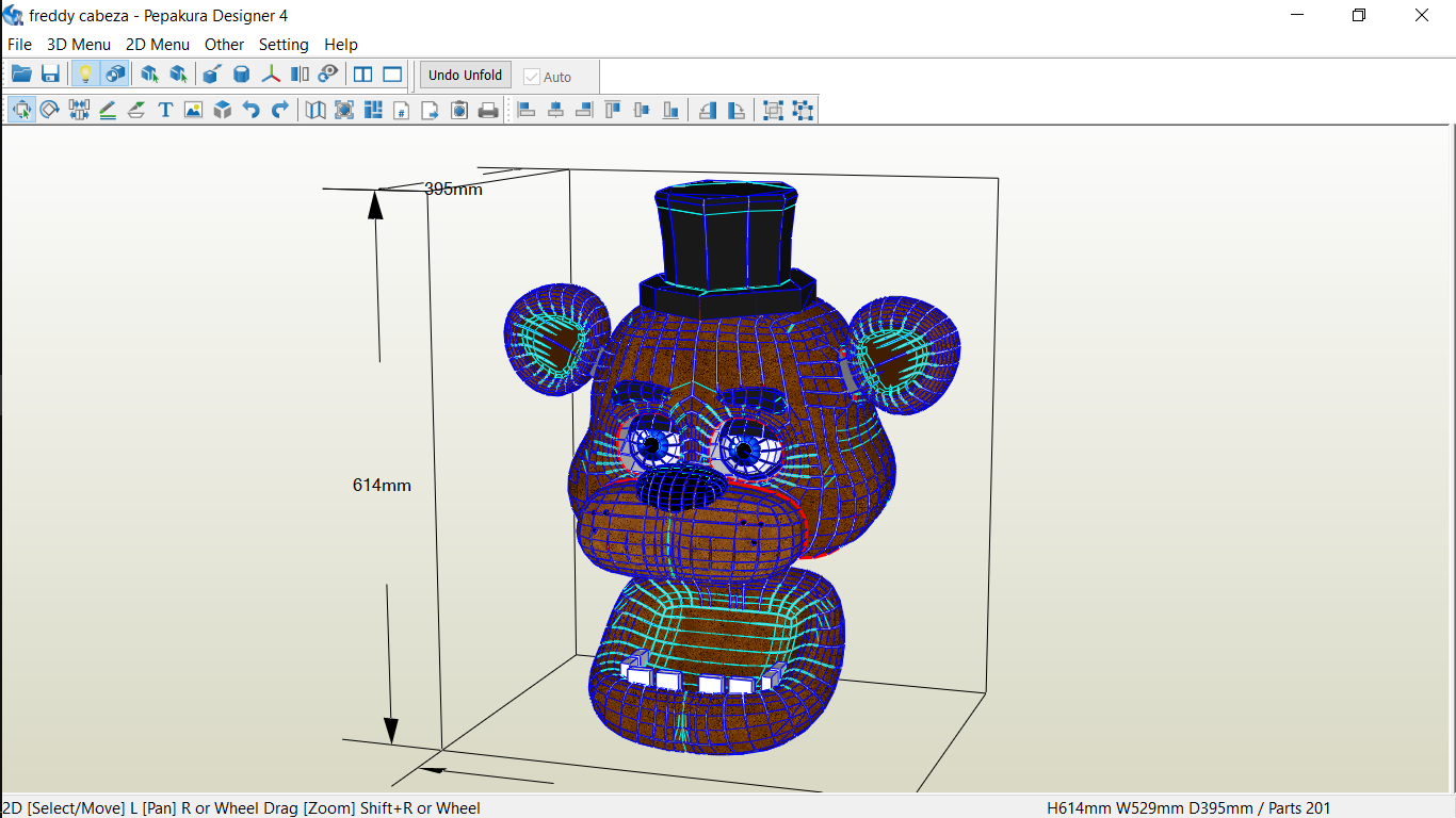 fnaf papercraft  Freddy Fazbear Plush Template by