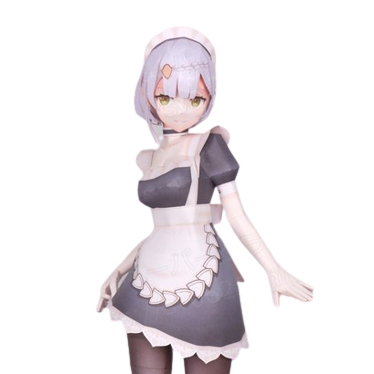 Noelle in Maid dress