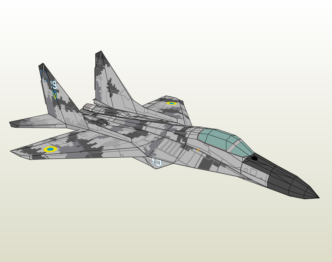 Ghost Of Kyiv Ukranian Mig-29 Fulcrum