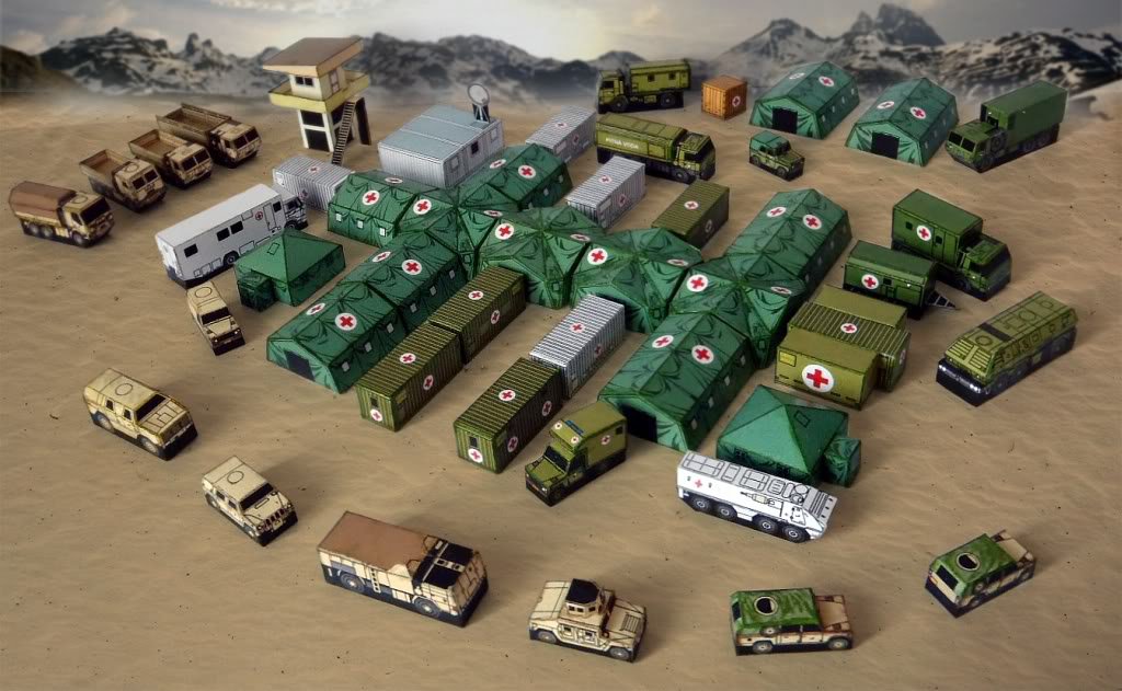Czech military field hospital